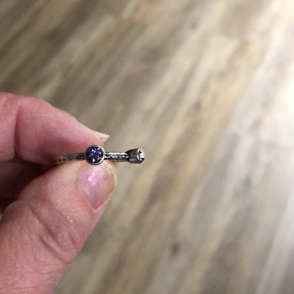 Purple Stackable Ring - image 5